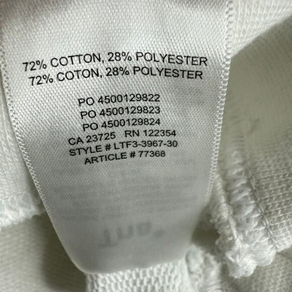 ARITZIA TNA Cropped‎ Zip Sweatshirt Women XS White Activewear Lightweight - Picture 5 of 9